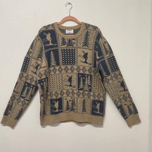 SoSoft Fair Isle Old Navy Sweater Sz L - Picture 1 of 9